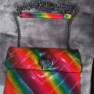 Kurt Geiger Multicolor Quilted Chain Shoulder Bag